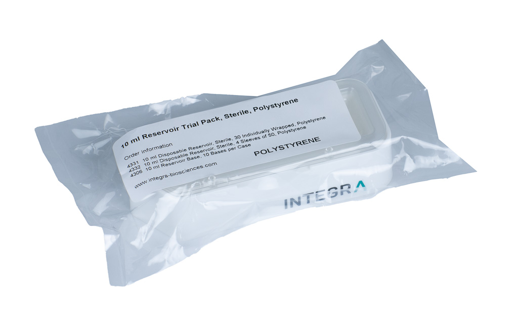 10 ml Reservoir Trial Pack, Sterile, Polystyrene - INTEGRA Biosciences