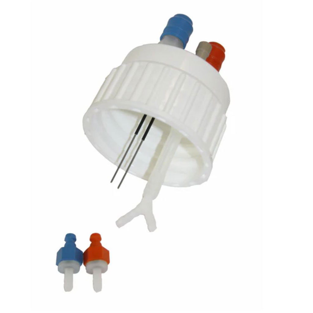 Lid for PP Bottle, Quick Couplings, Level Detection - INTEGRA Biosciences
