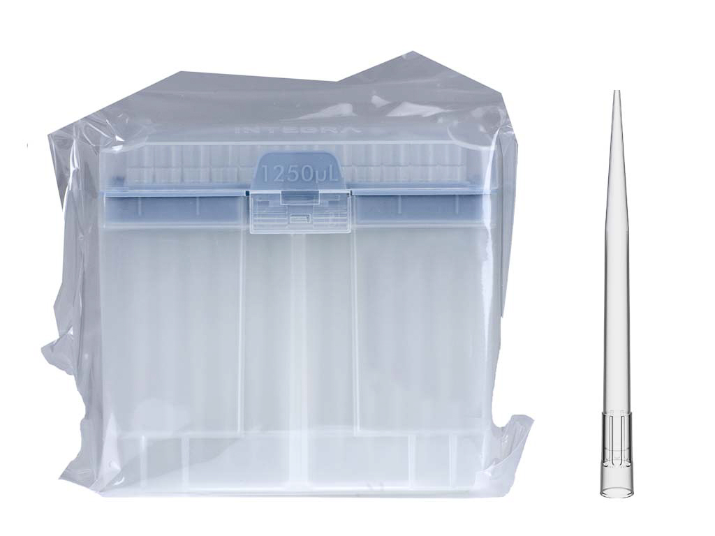 1250 µl GRIPTIPS®, Sterile, Filter 5 Racks of 96 Tips, V96, WIDE BORE ...