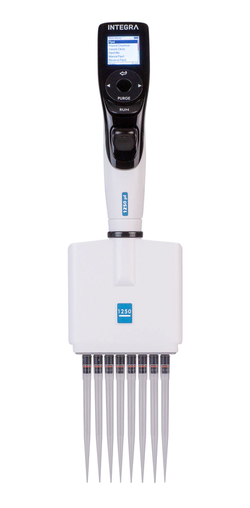 VIAFLO Pipette 8-Channel, 50 - 1250 µl - INTEGRA Biosciences