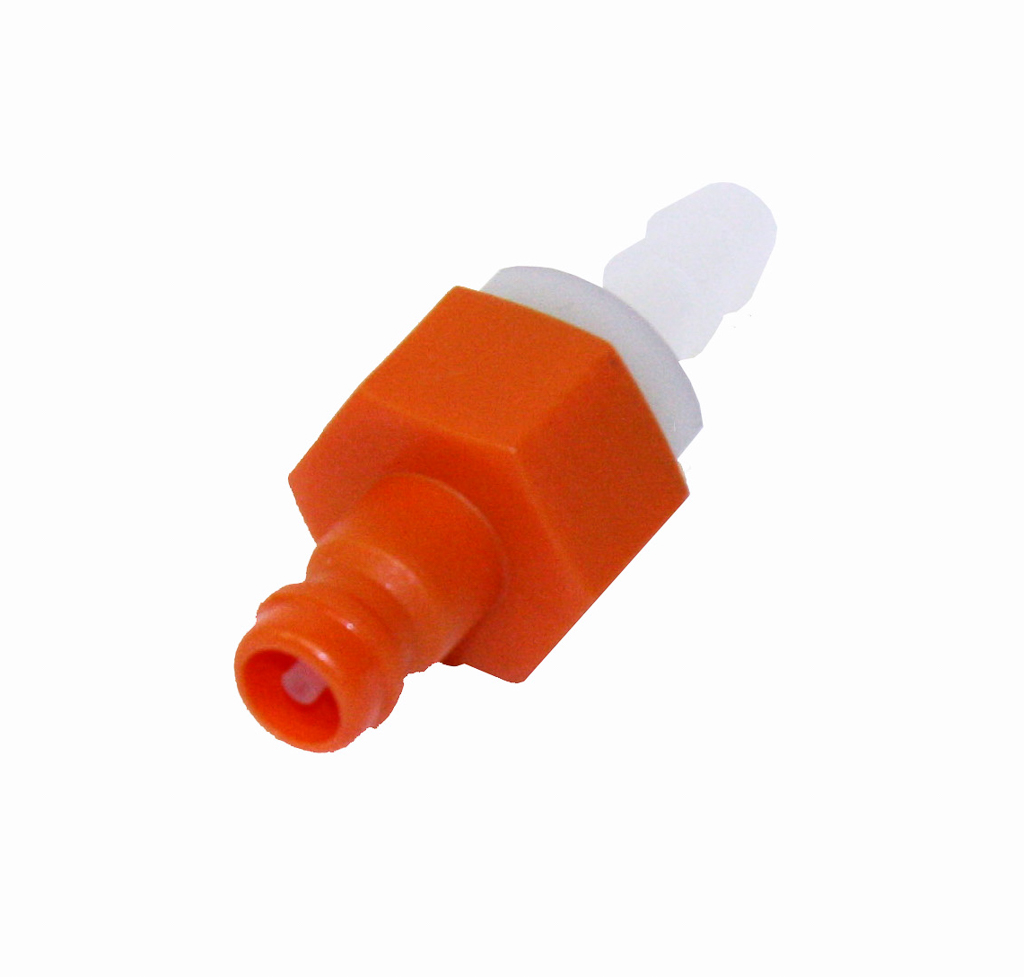 Coupling Plug, Self-Closing, red PVDF - INTEGRA Biosciences