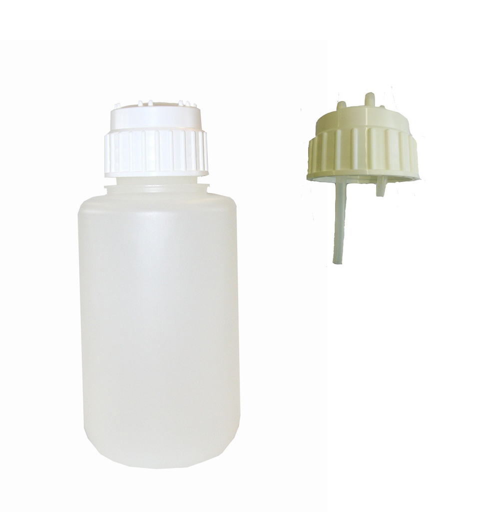 Bottle 4L PP with closed Lid and Lid with fittings - INTEGRA