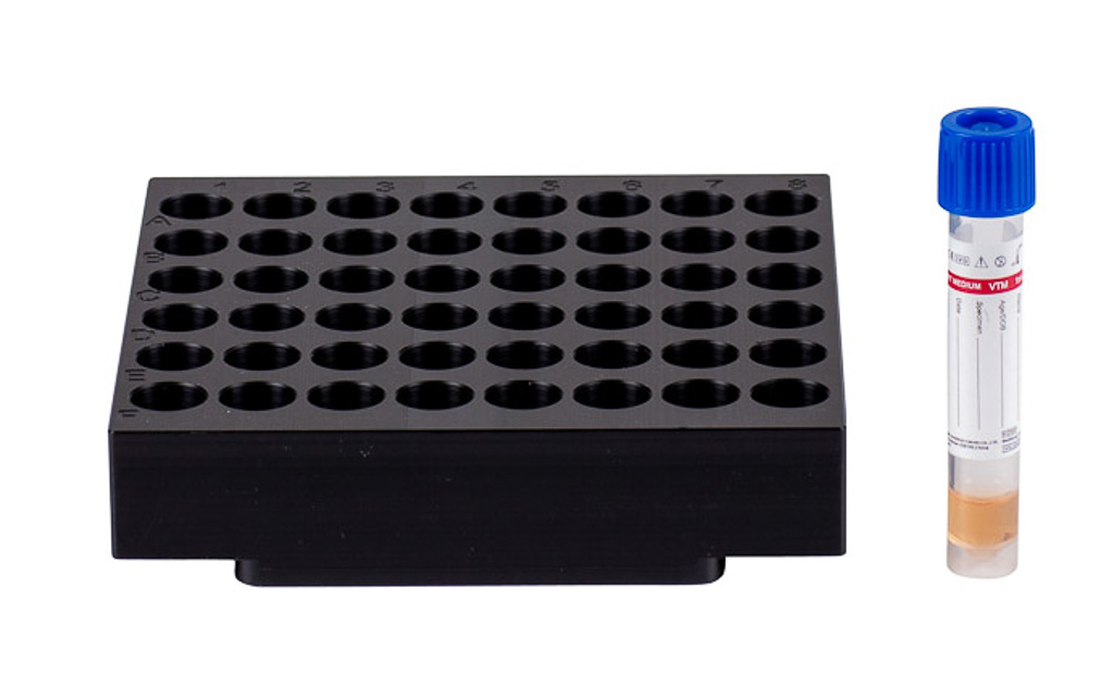 Rack for swab tubes (13x75 mm), 6x8 tubes - INTEGRA Biosciences