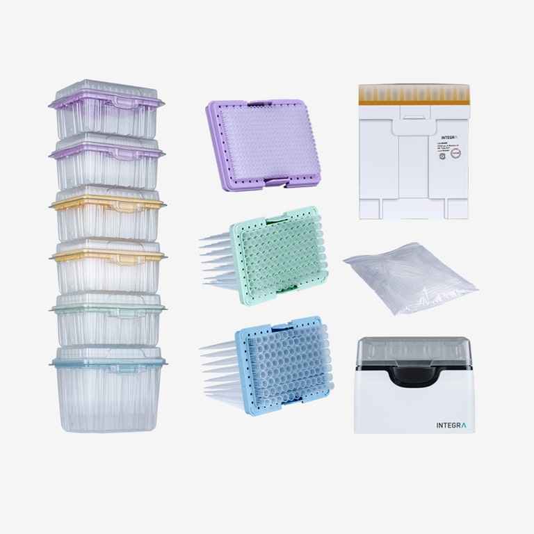 ECO rack GRIPTIPS® for handheld pipettes - INTEGRA Biosciences